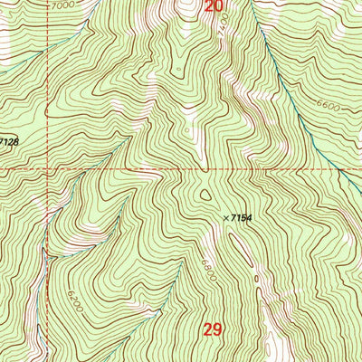 United States Geological Survey Jakie Creek, MT (1995, 24000-Scale) digital map