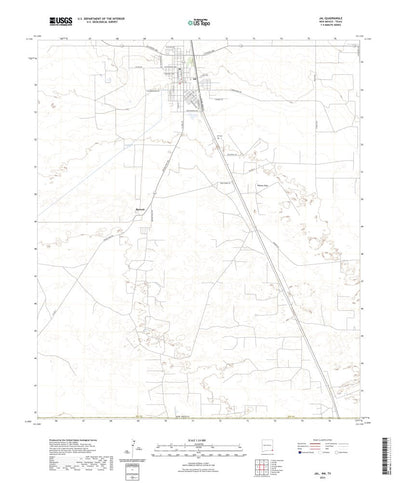 United States Geological Survey Jal, NM (2023, 24000-Scale) digital map