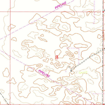 United States Geological Survey Jal, NM-TX (1969, 24000-Scale) digital map