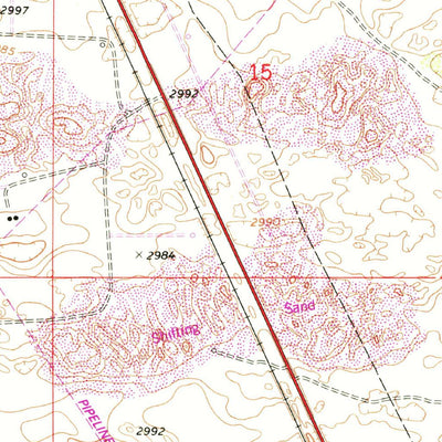 United States Geological Survey Jal, NM-TX (1969, 24000-Scale) digital map