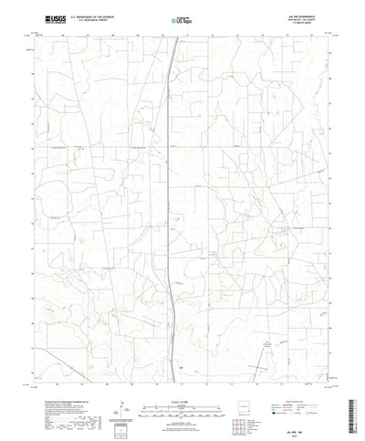 United States Geological Survey Jal NW, NM (2023, 24000-Scale) digital map