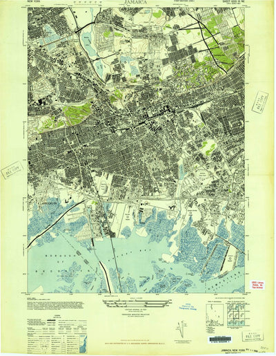 United States Geological Survey Jamaica, NY (1947, 24000-Scale) digital map