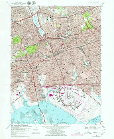 United States Geological Survey Jamaica, NY (1979, 24000-Scale) digital map