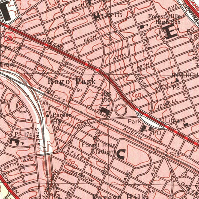 United States Geological Survey Jamaica, NY (1994, 24000-Scale) digital map