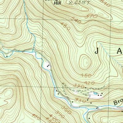 United States Geological Survey Jamaica, VT (1986, 24000-Scale) digital map
