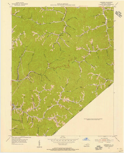 United States Geological Survey Jamboree, KY-VA (1954, 24000-Scale) digital map