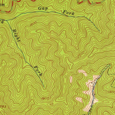 United States Geological Survey Jamboree, KY-VA (1954, 24000-Scale) digital map