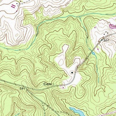 United States Geological Survey James, GA (1973, 24000-Scale) digital map