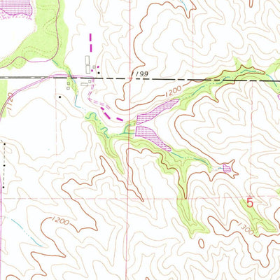United States Geological Survey James, IA (1964, 24000-Scale) digital map