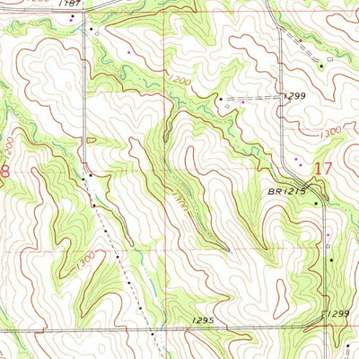 United States Geological Survey James, IA (1964, 24000-Scale) digital map