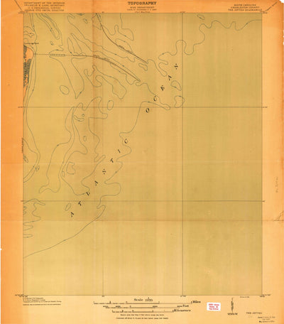 United States Geological Survey James Island Oe E, SC (1919, 21120-Scale) digital map