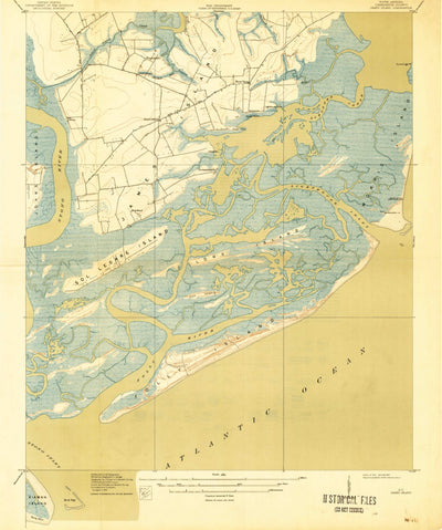 United States Geological Survey James Island, SC (1919, 21120-Scale) digital map