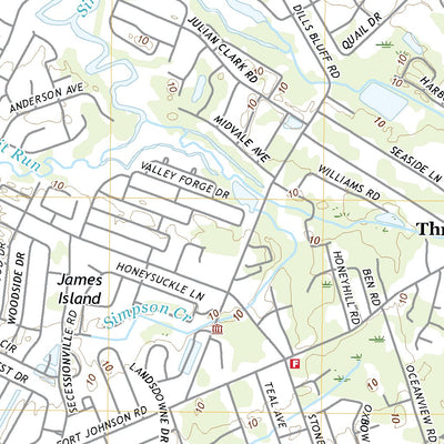 United States Geological Survey James Island, SC (2020, 24000-Scale) digital map
