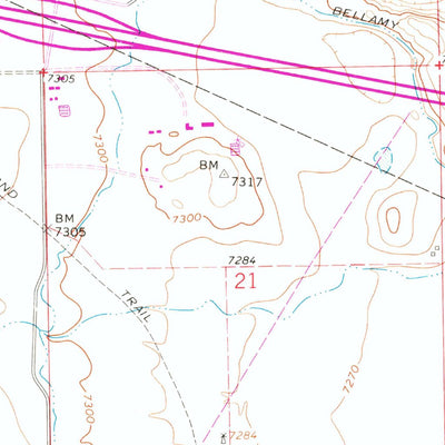 United States Geological Survey James Lake, WY (1963, 24000-Scale) digital map