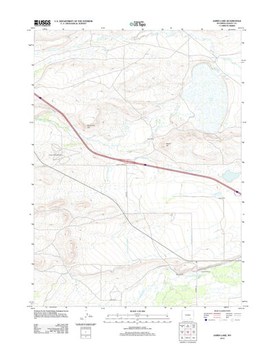 United States Geological Survey James Lake, WY (2012, 24000-Scale) digital map