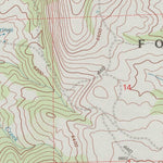 United States Geological Survey James Peak, UT (1998, 24000-Scale) digital map