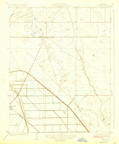 United States Geological Survey Jamesan, CA (1924, 31680-Scale) digital map