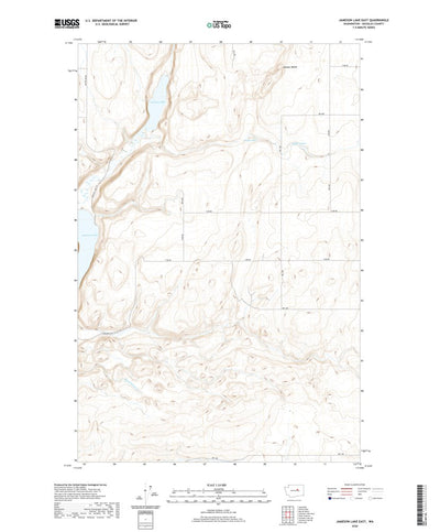 United States Geological Survey Jameson Lake East, WA (2020, 24000-Scale) digital map