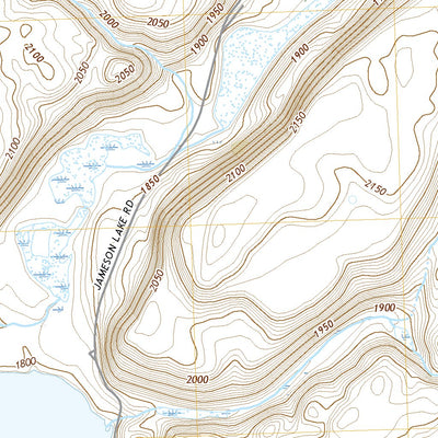 United States Geological Survey Jameson Lake East, WA (2020, 24000-Scale) digital map