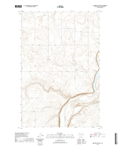 United States Geological Survey Jameson Lake West, WA (2020, 24000-Scale) digital map