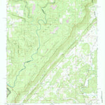 United States Geological Survey Jamestown, AL-GA (1967, 24000-Scale) digital map