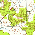 United States Geological Survey Jamestown, AR (1942, 24000-Scale) digital map