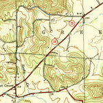 United States Geological Survey Jamestown, AR (1942, 31680-Scale) digital map