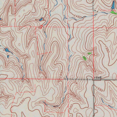 United States Geological Survey Jamestown, KS (1966, 24000-Scale) digital map