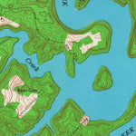 United States Geological Survey Jamestown, KY (1953, 24000-Scale) digital map