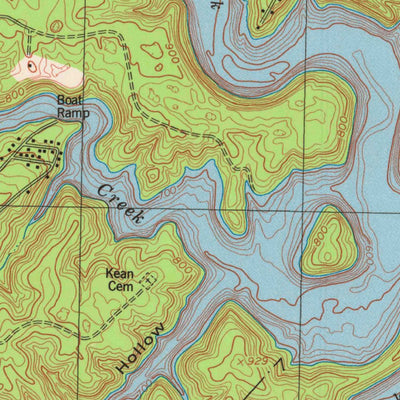 United States Geological Survey Jamestown, KY (1978, 24000-Scale) digital map