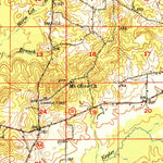 United States Geological Survey Jamestown, LA (1949, 62500-Scale) digital map