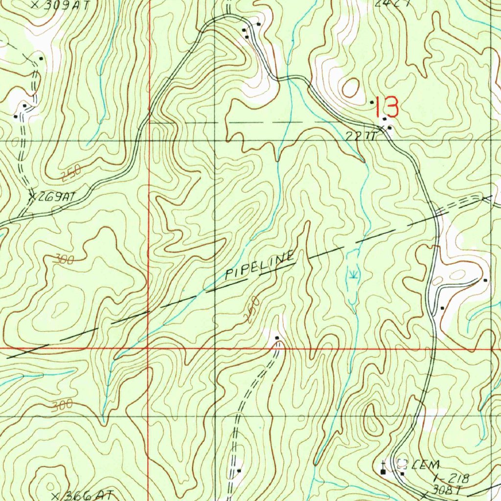 Jamestown, LA (1986, 24000-Scale) Map by United States Geological ...