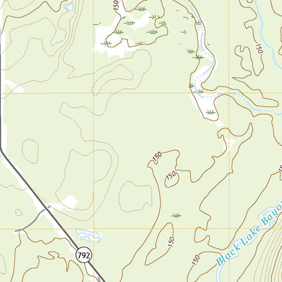United States Geological Survey Jamestown, LA (2020, 24000-Scale) digital map