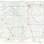 United States Geological Survey Jamestown, ND (1953, 250000-Scale) digital map