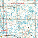 United States Geological Survey Jamestown, ND (1953, 250000-Scale) digital map