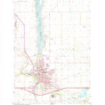 United States Geological Survey Jamestown, ND (1966, 24000-Scale) digital map