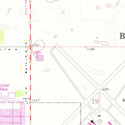 United States Geological Survey Jamestown, ND (1966, 24000-Scale) digital map