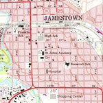 United States Geological Survey Jamestown, ND (1966, 24000-Scale) digital map