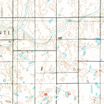 United States Geological Survey Jamestown, ND (1986, 100000-Scale) digital map