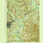 United States Geological Survey Jamestown, NY (1942, 62500-Scale) digital map