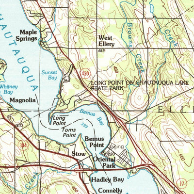 United States Geological Survey Jamestown, NY-PA (1986, 100000-Scale) digital map