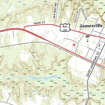 United States Geological Survey Jamesville, NC (2021, 24000-Scale) digital map