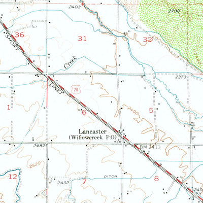United States Geological Survey Jamieson, OR (1950, 62500-Scale) digital map