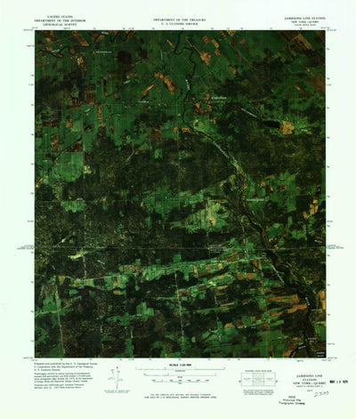 United States Geological Survey Jamiesons Line Station, NY (1977, 25000-Scale) digital map