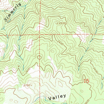 United States Geological Survey Jamison Ridge, CA (1967, 24000-Scale) digital map