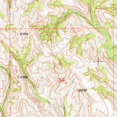 United States Geological Survey Jamison SW, NE (1949, 24000-Scale) digital map