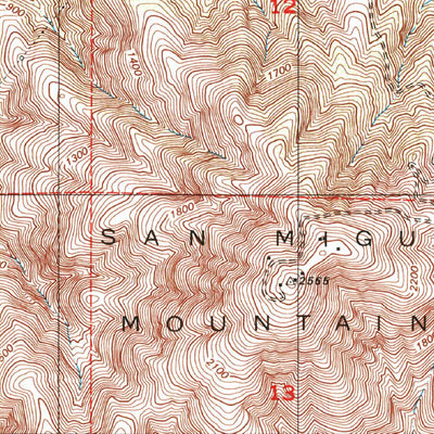 United States Geological Survey Jamul Mountains, CA (1994, 24000-Scale) digital map