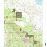 United States Geological Survey Janesville, CA (1994, 24000-Scale) digital map