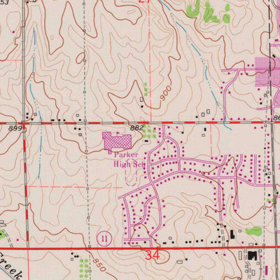 United States Geological Survey Janesville West, WI (1961, 24000-Scale) digital map