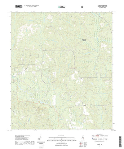 United States Geological Survey Janice, MS (2021, 24000-Scale) digital map